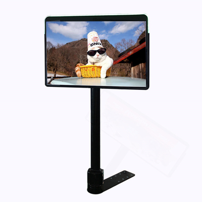 2 Inch इन्च डबल साइड एलसीडी एलसीडी मोनिटर स्ट्यान्ड र HDMII / VGA / USB इनपुटहरूको साथ