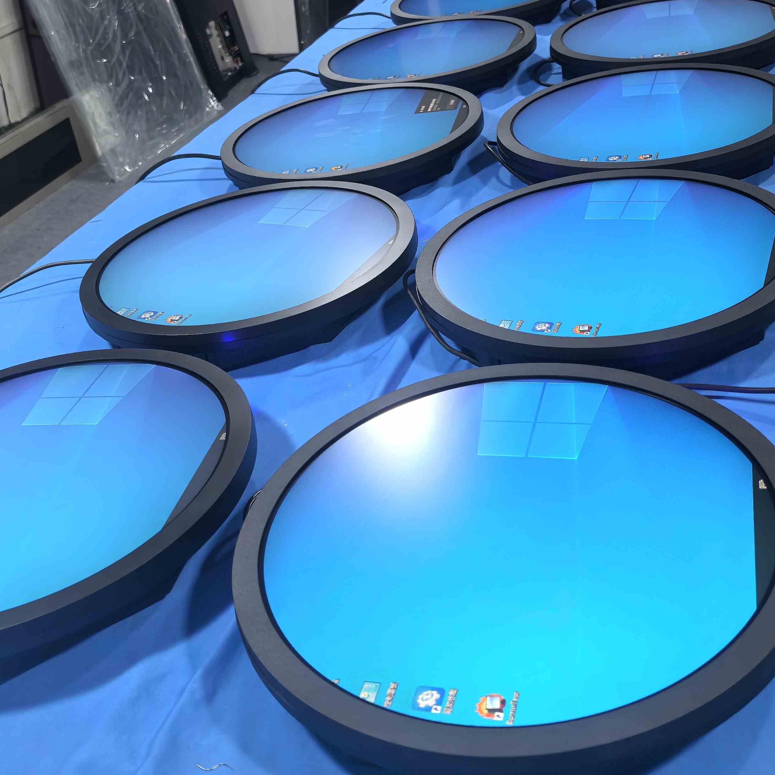 गोलाकार 2 24..6 इन्च lcd Cucdive टच स्क्रीन